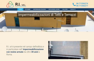 Realizzazione sito web impermeabilizzazioniresina.it/