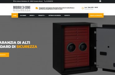 Realizzazione sito web morichinisicurezza.it/