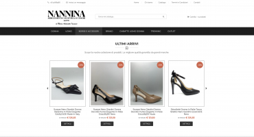 Realizzazione sito web nanninashop.it/