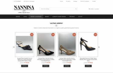Realizzazione sito web nanninashop.it/