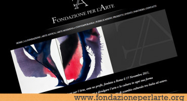 Realizzazione sito web Fondazione per l'Arte