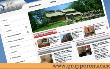 Gruppo Roma Case - Sito Web che racchiude le informazioni, i servizi e le offerte di uno dei Gruppi di Agenzie Immobiliari più attivi nella provincia di Roma.