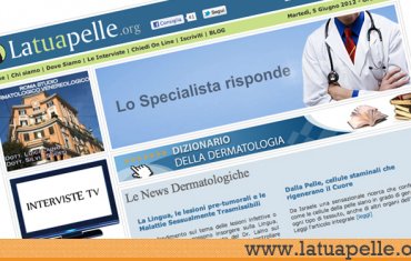 La tua pelle - Sito web del centro dermatologico - venereologico del Dott. Luigi Laino, autore di pubblicazioni scientifiche nazionali ed internazionali.