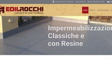 Realizzazione sito web Edilrocchi - Impresa Edile Roma