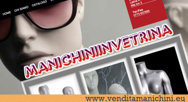 Realizzazione sito web Vendita Manichini