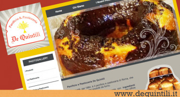 Realizzazione sito web Panificio e Pasticceria De Quintili Roma