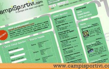 CampiSportivi.Com - Il Portale Italiano dedicato ai Campi Sportivi d'Italia