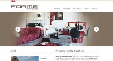 Realizzazione sito web Forme Arredo Handmade in Italy