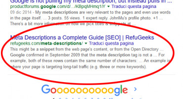 Meta Description fino a 4 righe negli snippet delle SERP di Google