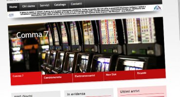 Realizzazione sito web MMG Giochi Noleggio e Assistenza Videogiochi Bar, New Slot e Comma 7