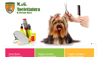 Realizzazione sito web MG Toelettature
