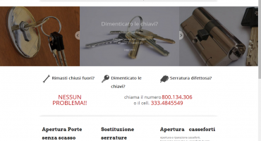 Realizzazione sito web Pronto Intervento Apertura Porte Fabbro Roma