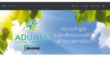 Realizzazione sito web Aducta - Servizi Ambientali
