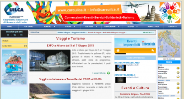 Realizzazione sito web Care Uilca