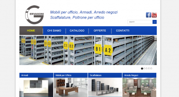 Realizzazione sito web Gervasoni Arredamenti