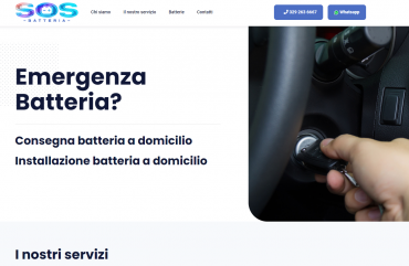 Realizzazione Sito One Page Sosbatteria