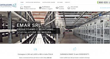 Restyling Sito Web Scaffalature Metalliche Roma