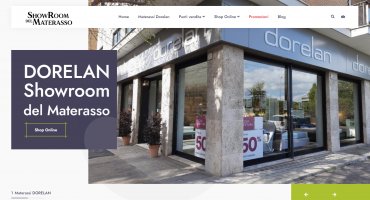 Restyling Sito Web ShowRoom del Materasso