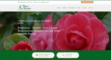 Restyling sito web Vivaio la Camelia