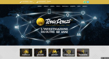 Restyling Sito Web Tony Ponzi Investigazioni