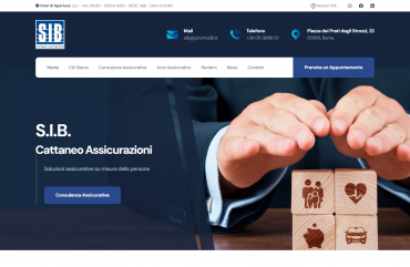 Nuovo sito web per Sib Cattaneo Assicurazioni