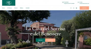 Restyling del sito web di Villa Alessandra