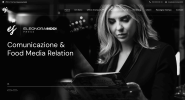 Realizzazione del sito web per Eleonora Siddi