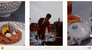 Realizzazione del sito web per Oro Bistrot