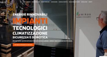 Restyling sito web Solare Mikos